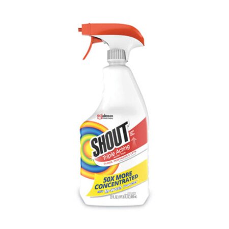 Shout® Laundry Stain Treatment, Pleasant Scent, 22 oz Trigger Spray Bottle - Each - SJN-356160EA-EA