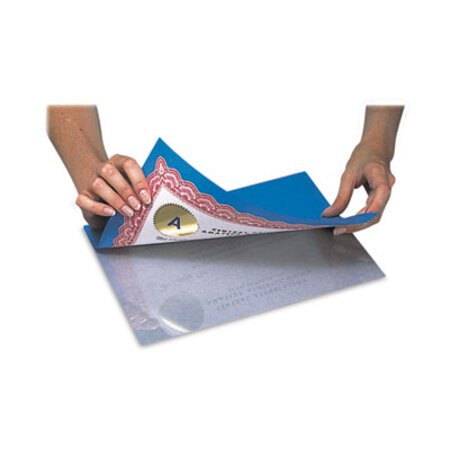 C-Line® Cleer Adheer Self-Adhesive Laminating Film, 2 mil, 9" x 12", Gloss Clear, 50/Box - Box of 1 - CLI-65001-BX