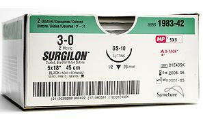 Covidien Nonabsorbable Suture without Needle Surgilon™ Nylon Braided Size 4-0 - Box of 36 - 88861918-31-BX