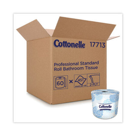 Cottonelle® 2-Ply Bathroom Tissue for Business, Septic Safe, White, 451 Sheets/Roll, 60 Rolls/Carton - CT/1 - KCC-17713-CT
