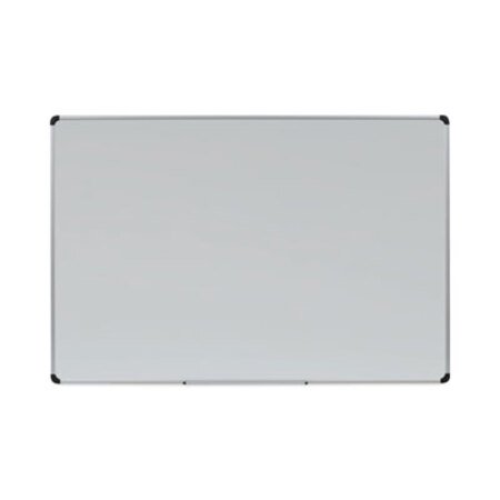 Universal® Magnetic Steel Dry Erase Marker Board, 72 x 48, White Surface, Aluminum/Plastic Frame - Each - UNV-43735-EA
