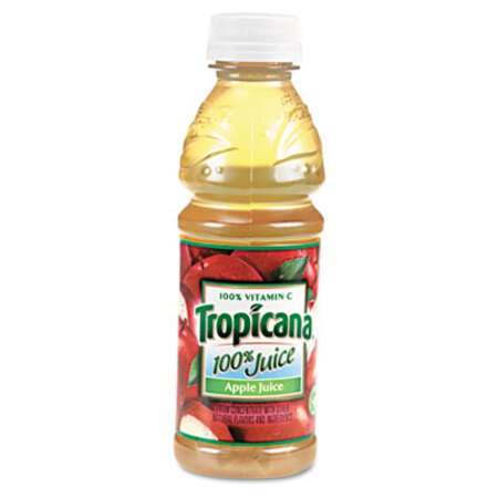 Tropicana® 100% Juice, Apple, 10oz Bottle, 24/Carton - CT/1 - QKR-57178-CT