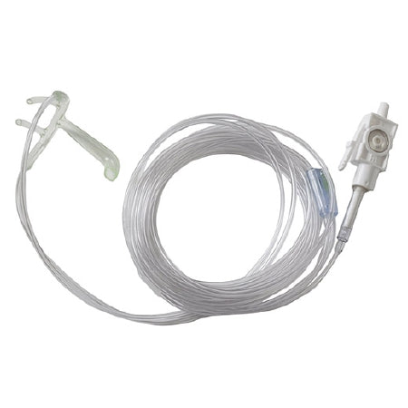 Zoll Medical ETCO2 Oral / Nasal Sampling Cannula with O2 Delivery With Oxygen Delivery LoFlo™ ETCO2 Sidestream Adult Straight Prong / NonFlared Tip - Box of 10 - 8000-0354-BX