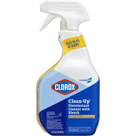 The Clorox Company CloroxPro™ Clorox® Clean-Up® with Bleach Surface Disinfectant Cleaner Germicidal Pump Spray Liquid 32 oz. Bottle Chlorine Scent NonSterile - Case of 9 - 35417-CS