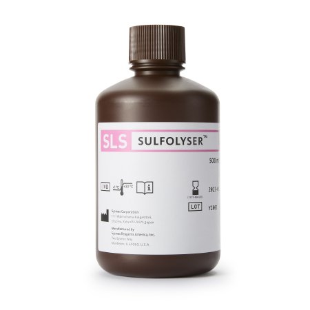 Sysmex America Reagent Sulfolyser™ Hematology Hemoglobin For Sysmex Automated Hematology Analyzers 3 X 500 mL - Box of 3 - SLS-210A-BX
