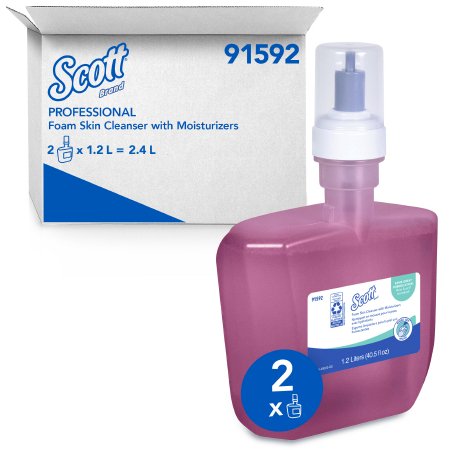 Kimberly Clark Soap Scott® Pro™ Foaming 1,200 mL Dispenser Refill Bottle Floral Scent - Case of 2 - 91592-CS