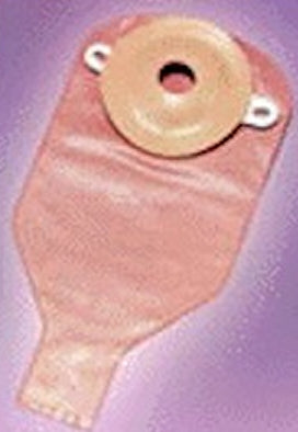 Nu-Hope Laboratories Post-Op Ostomy Pouch Nu-Hope™ 11 Inch Length 1 Inch Stoma Drainable Convex, Pre-Cut - Box of 10 - 7208-C-BX