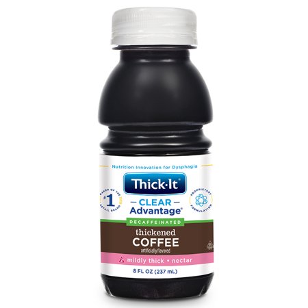 Kent Precision Foods Thickened Beverage Thick-It® Clear Advantage® 8 oz. Bottle Coffee Flavor Liquid IDDSI Level 2 Mildly Thick - Each - B469-L9044-EA