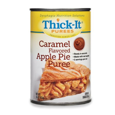 Kent Precision Foods Thickened Food Thick-It® 15 oz. Can Caramel Apple Pie Flavor Puree IDDSI Level 4 Extremely Thick/Pureed - Case of 12 - H317-F8800-CS