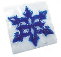 Skil-Care Sensory Gel Pad Snow Flake Red, 6 Spoke Snow Flake, 15 X 15 Inch, Gel - Each - 912447R-EA
