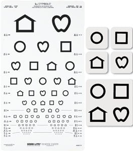 Good-Lite Eye Chart Good-Lite® 10 Foot Distance Acuity Test - Each - 800722-EA