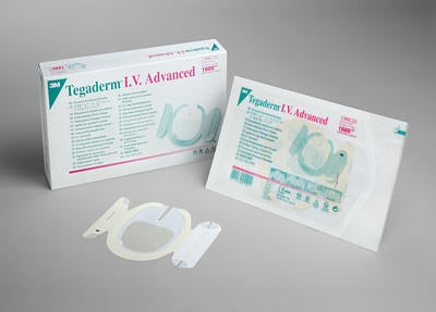 3M I.V. Dressing 3M™ Tegaderm™ Film 3-1/2 X 4-1/2 Inch Sterile - Box of 50 - 1685-BX