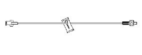 MPS Medical IV Extension Set Mini Bore 60 Inch Tubing - Box of 50 - EB-060-03-BX