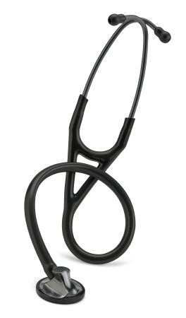 3M Cardiology Stethoscope 3M™ Littmann® Master Cardiology™ Black 1-Tube 27 Inch Tube Single Head Chestpiece - Each - 2176-EA