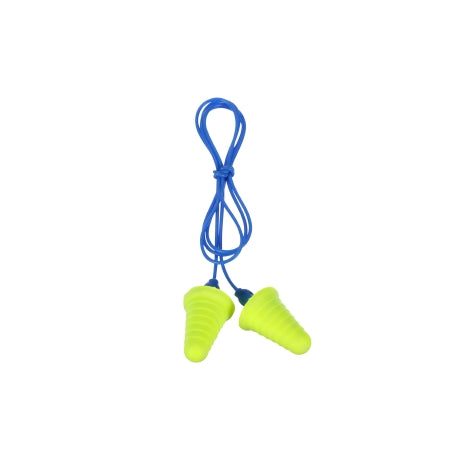 3M Ear Plugs 3M™ E-A-R™ Push-Ins™ Corded One Size Fits Most Yellow - Case of 2000 - 318-1009-CS