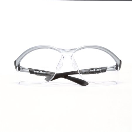 3M Safety Glasses with Readers 3M™ BX™ Anti-fog Coating Clear Tint Polycarbonate Lens Silver / Black Frame Over Ear One Size Fits Most - Case of 20 - 11376-00000-20-CS