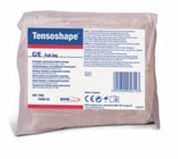 BSN Medical Elastic Tubular Support Bandage Tensoshape® 13-7/10 X 15-1/5 Inch Leg Pull On Tan NonSterile Size C / D Standard Compression - Case of 10 - 7593-CS