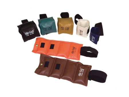 Fabrication Enterprises Weight Cuff Set 7 Piece Set / Adjustable Cuff Style The Cuff® Deluxe Functional Set 1 lbs. / 2 lbs. / 3 lbs. / 4 lbs. / 5 lbs. / 7-1/2 lbs. / 10 lbs. - Each - 10-2550-EA