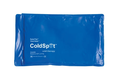 Fabrication Enterprises Cold Pack Relief Pak® ColdSpot™ General Purpose Half Size 7 X 11 Inch Vinyl / Gel Reusable - Each - 11-1003-EA
