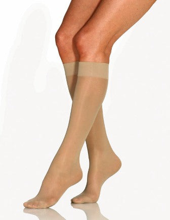 BSN Medical Compression Stocking JOBST® Ultrasheer Knee High X-Large Suntan Closed Toe - Pair - 119408-PR