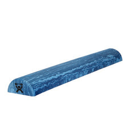 Fabrication Enterprises CanDo® Extra Firm Half-Round Therapy Foam Roller Blue Foam 6 X 36 Inch - Each - 30-2210-EA