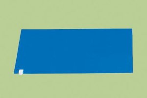 Health Care Logistics Adhesive Floor Mat Tacky Mat® 18 X 34 Inch Blue - Case of 4 - 5601-01-CS