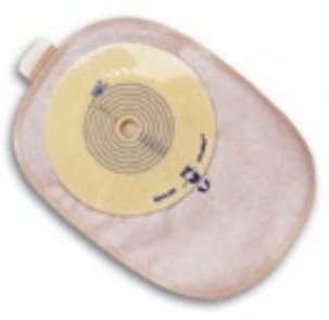 Marlen Manufacturing Colostomy Pouch UltraMax™ One-Piece System 8-3/4 Inch Length Closed End Convex Light, Pre-Cut - Box of 15 - 83529-BX