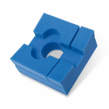 DJO Slotted Head Positioner Procare® 8-1/4 W X 8-1/4 D X 4-1/8 H Inch Foam Freestanding - Box of 12 - 79-90870-BX