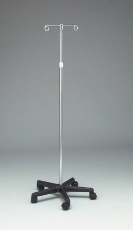 Dukal IV Stand 2-Hook 5 Ball Bearing Casters, 20 Inch Base Diameter - Each - 4355-EA
