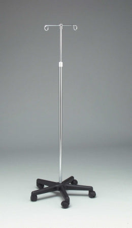 Dukal IV Stand 4-Hook 5 Casters - Each - 4356-EA