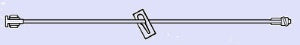 All-Med IV Extension Set 7 Inch Tubing Without Filter - Box of 50 - 40-0702-BX
