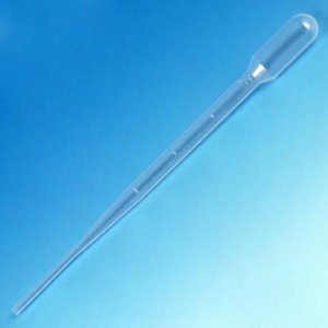 Globe Scientific Globe Scientific Transfer Pipette 5 mL 0.5 mL Graduation Increments NonSterile - Box of 500 - 137040-BX