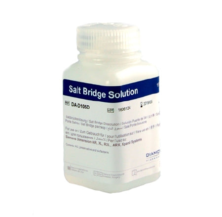 Siemens Reagent Dimension® Salt Bridge Solution For Dimension® Clinical Chemistry Systems RXL, RXLMAX and XPAND 3 X 150 mL - Box of 1 - 10444873-BX