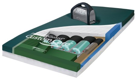 Span America Bed Mattress PressureGuard® Custom Care® Convertible Non-Powered Pressure Redistribution Type 36 X 84 X 7 Inch - Each - CJ843629-EA