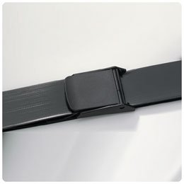 Troy Biologicals Gait Belt Posey® EZ Clean 60 Inch Length Black - Each - 69-0140-EA