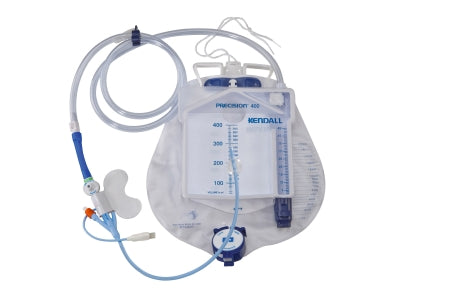 Cardinal Indwelling Catheter Tray Dover™ Foley 16 Fr. 5 cc Balloon Hydrogel Coated Silicone - Case of 10 - P4P16TSD-CS