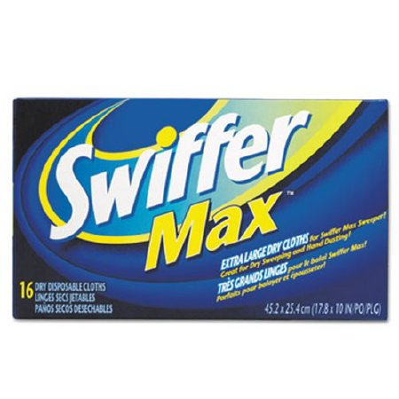 Procter & Gamble Dry Mop Cover Swiffer® Professional Max White Polyester Disposable - Case of 96 - 10037000371097-CS