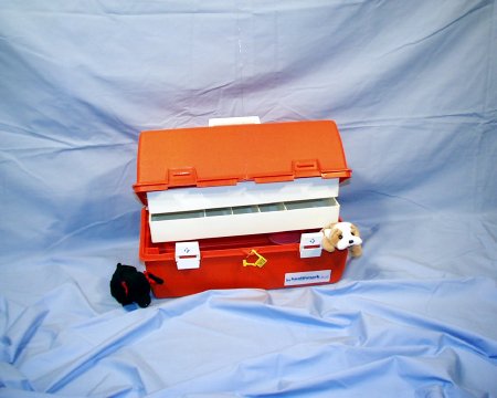 Healthmark Industries Emergency Medical Box Orange 10.125 X 10.75 X 19 - Each - 1910-2 OR-EA