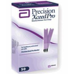 Abbott Blood Glucose and Ketone Test Strips Precision Xceed Pro™ 100 Strips per Pack - Box of 100 - 7093201-BX