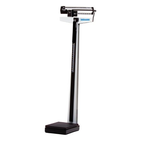 Health O Meter Column Scale with Height Rod Health O Meter® Balance Beam Display 500 lbs. / 200 kg Capacity Black / White Analog - Each - 450KL-EA