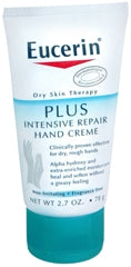 Beiersdorf Hand Moisturizer Eucerin® Advanced Repair 2.7 oz. Tube Unscented Cream - Each - 07214063382-EA
