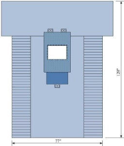 C-Core Medical Surgical Drape Chest and Breast Drape 77 W X 120 L Inch Sterile - Case of 14 - 19169-CS