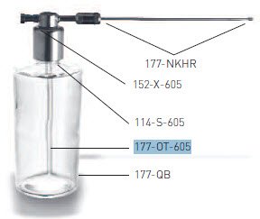 Drive Medical Irrigation Syringe Outlet Tube Assembly - Pack of 5 - 177-OT-605-PK