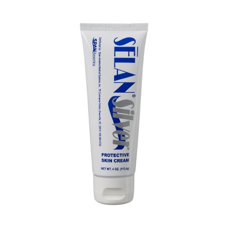 Span America Skin Protectant with Silver Selan® Silver 4 oz. Tube Scented Cream - Case of 12 - SSPC04012-CS