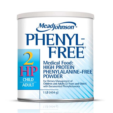 Mead Johnson Oral Supplement Phenyl-Free® 2HP Vanilla Flavor Powder 1 lb. Can - Each - 891401-EA