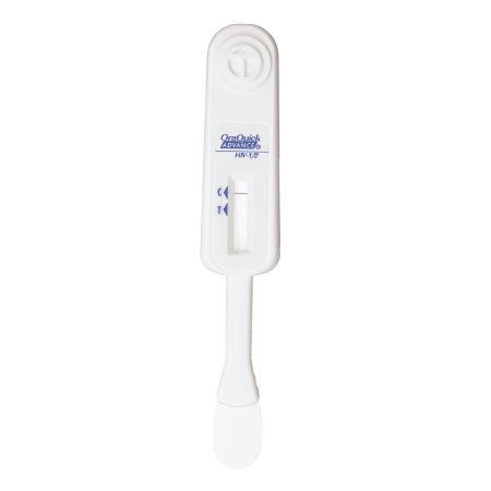 Orasure Technologies Sexual Health Test Kit OraQuick Advance® Antibody Test HIV-1/2 Whole Blood / Plasma / Saliva Sample 25 Tests CLIA Waived for Whole Blood, Saliva / CLIA Moderate Complexity for Plasma - Box of 25 - 1001-0079-BX