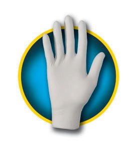 Kimberly Clark Utility Glove Kleenguard® G10 X-Small Nitrile Gray 241 mm Beaded Cuff NonSterile - Case of 1500 - 97820-CS