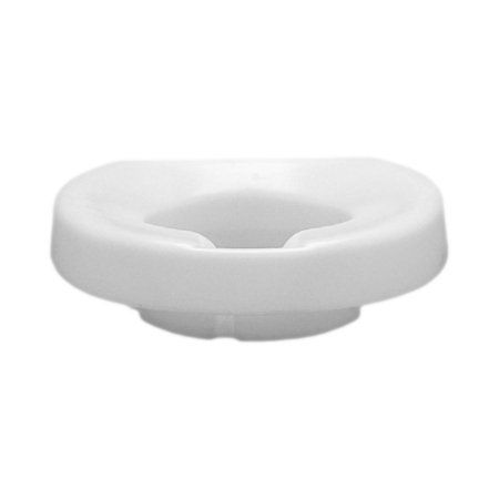 Maddak Elongated Raised Toilet Seat Tall-Ette® 2 Inch Height White - Each - 725831002-EA