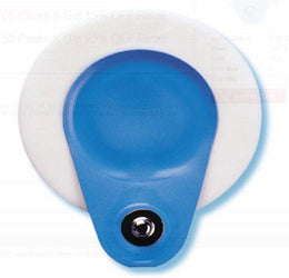 Ambu ECG Stress Electrode Foam Backing Non-Radiolucent Snap Connector 4 per Pack - Pack of 4 - R-00-S/4-PK