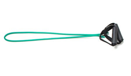 Fabrication Enterprises Exercise Resistance Tubing with Handles CanDo® Green 48 Inch Length Medium Resistance - Each - 10-5563-EA